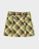 Vintage 90s Esprit De Corp Checked Wool Blend Skirt - S sold by Rokit