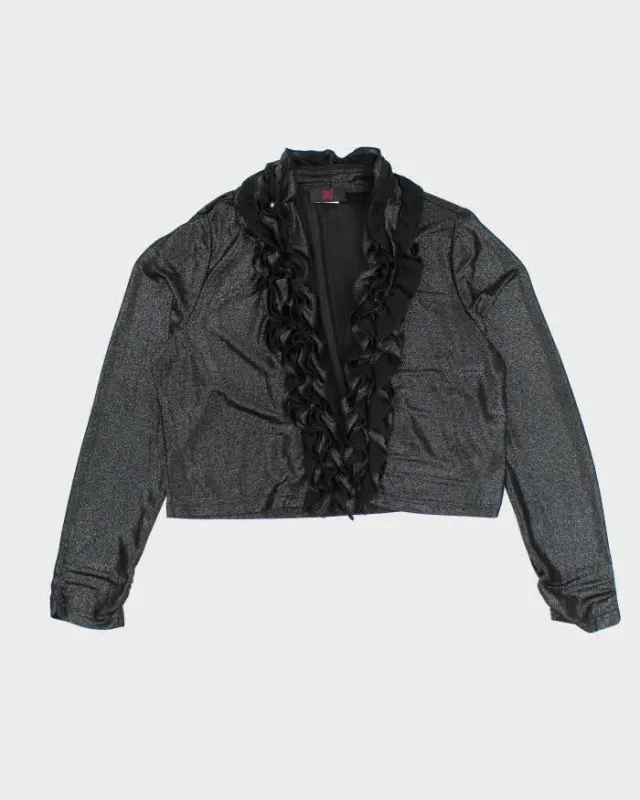 Vintage Y2k 00s Ghole Shimmery Cardigan - M sold by Rokit