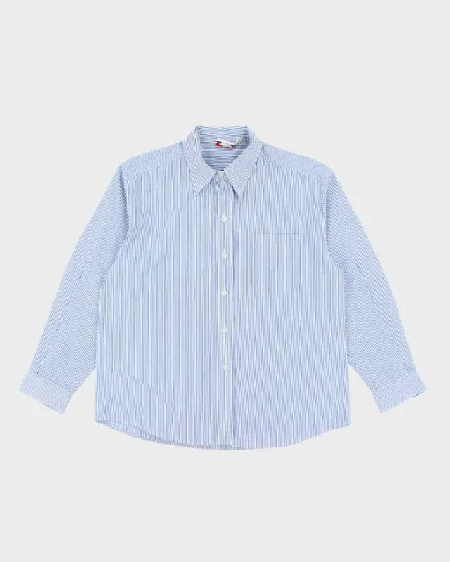 Vintage 90s Alia Striped Blouse - L sold by Rokit