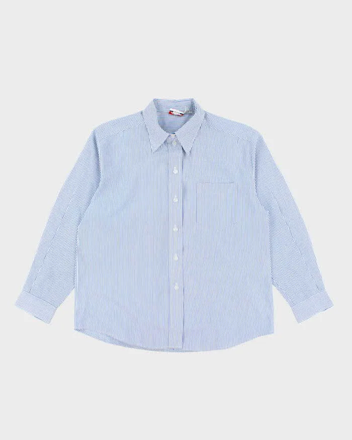 Vintage 90s Alia Striped Blouse - L sold by Rokit