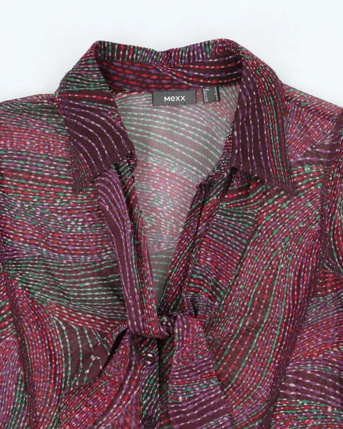 Vintage Y2k 00s Mexx Mesh Blouse - S sold by Rokit product image thumbnail 3