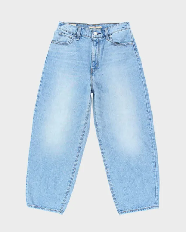 Vintage Women's Levi's Light Wash Wide Leg Balloon Pant Jeans - W29 L24 sold by Rokit