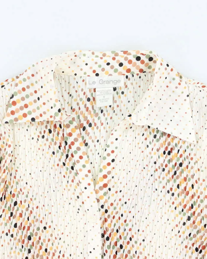 Vintage 90s Le Grange Polka Dot Blouse - S sold by Rokit product image thumbnail 3