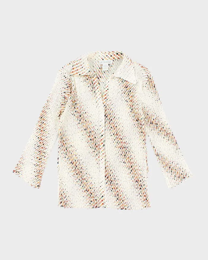 Vintage 90s Le Grange Polka Dot Blouse - S sold by Rokit