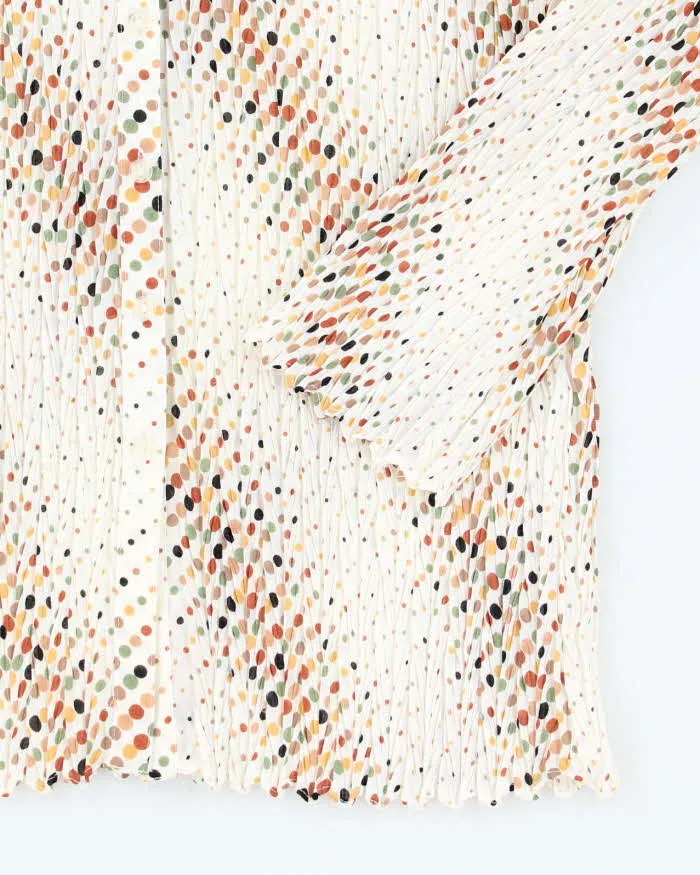 Vintage 90s Le Grange Polka Dot Blouse - S sold by Rokit product image thumbnail 4