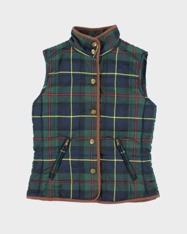 Vintage Ralph Lauren Leather Trim Puffer Gilet - S sold by Rokit
