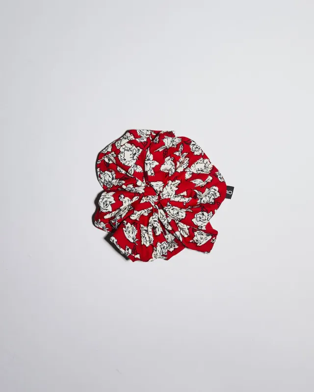 Rokit Originals Sustainable Scrunchie - Red Floral sold by Rokit