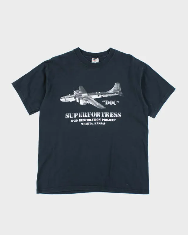 Vintage 90's Superfortress Aeroplane Graphic T-Shirt - L sold by Rokit
