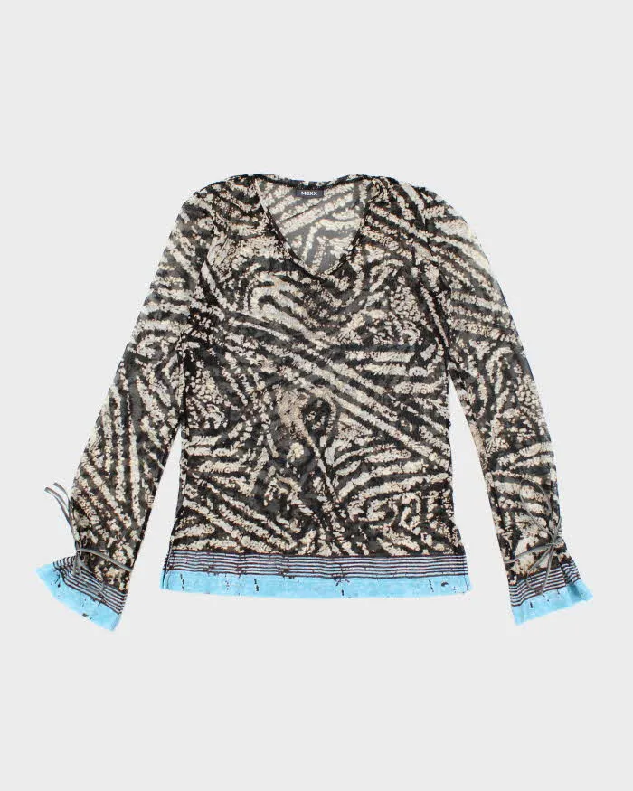 Vintage Y2k 00s Mexx Mesh Top - S sold by Rokit