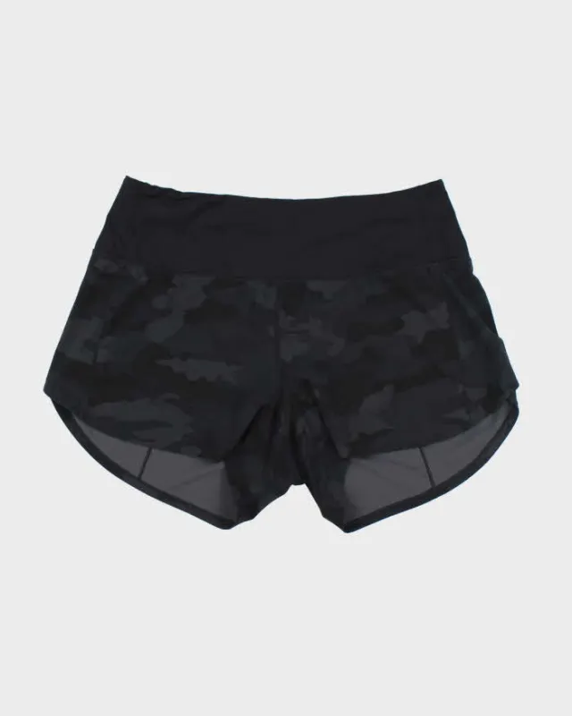 Lululemon Black Camouflage Shorts - M sold by Rokit