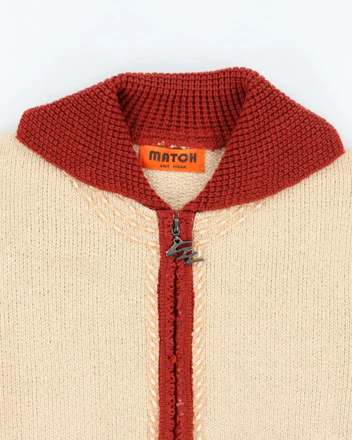 Vintage Y2k 00s Match Zip-Up Knit Jumper - S sold by Rokit product image thumbnail 3