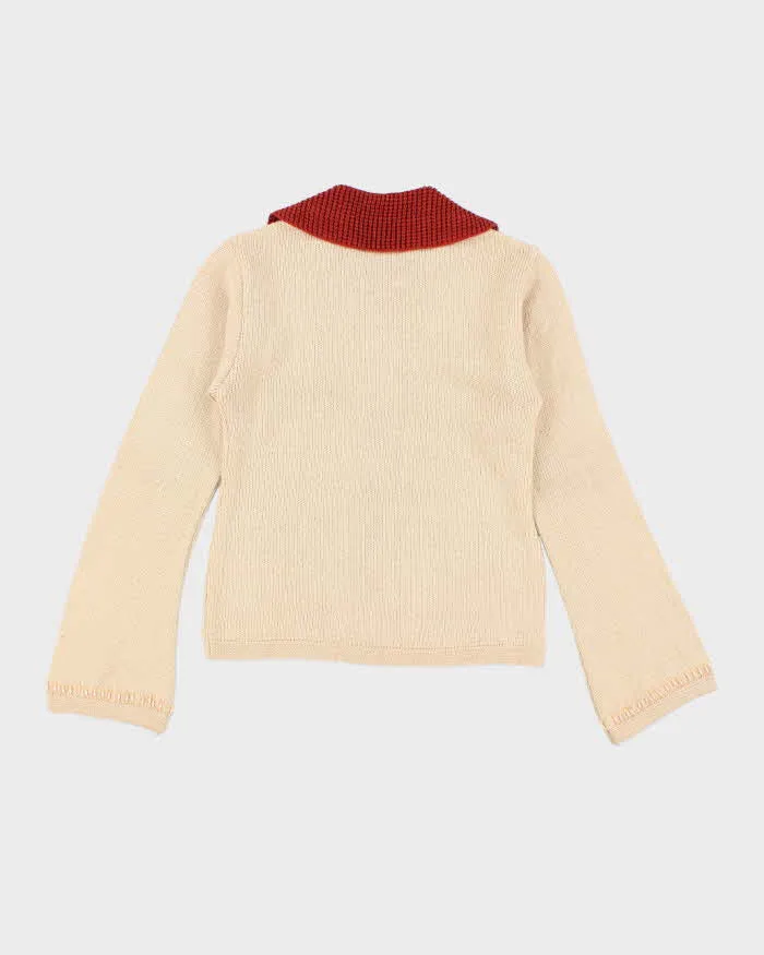 Vintage Y2k 00s Match Zip-Up Knit Jumper - S sold by Rokit product image thumbnail 2