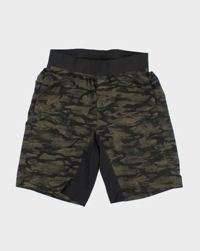 Men's Lululemon Lightweight Camouflage Cycle Sports Shorts - S sold by Rokit