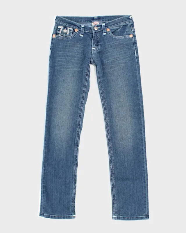 Vintage Y2K True Religion Medium Wash Skinny Fit Jeans - W31 L31 sold by Rokit