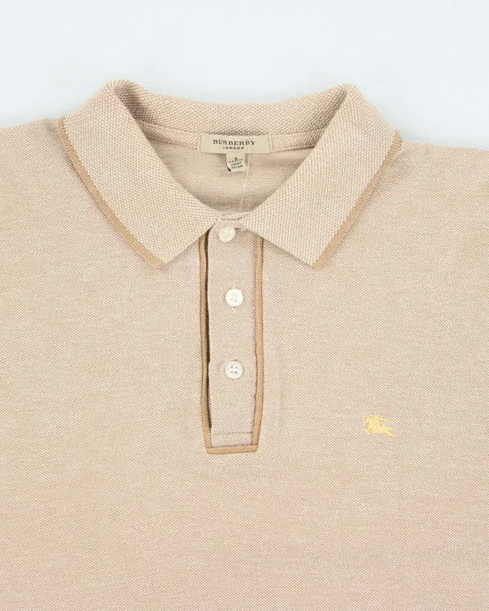 Vintage 2000's Burberry Brit Oversized Polo Shirt - L sold by Rokit product image thumbnail 3