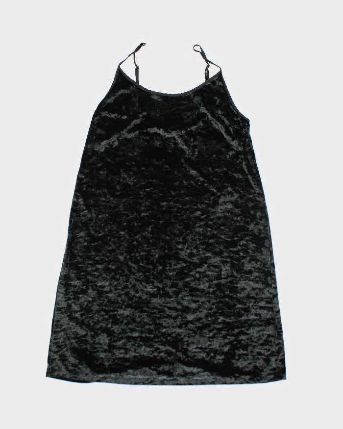 Vintage Y2k 00s Victoria's Secret Velvet Slip Dress - S sold by Rokit