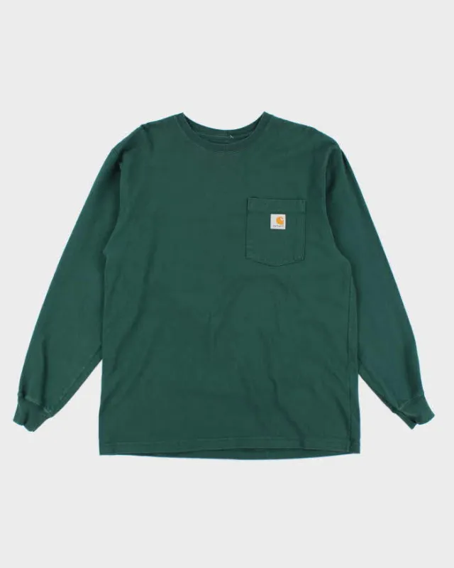 Vintage Carhartt Oversized Long-sleeved Pocket T-Shirt - M sold by Rokit