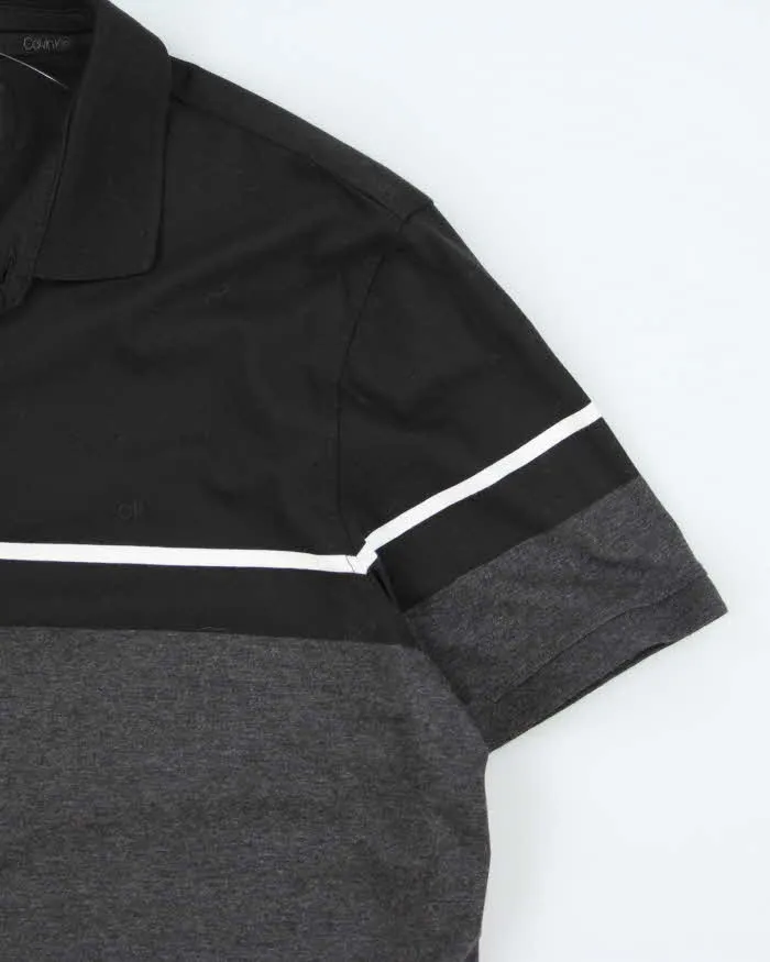 Vintage 2000's Calvin Klein Striped Polo Shirt - L sold by Rokit product image thumbnail 4