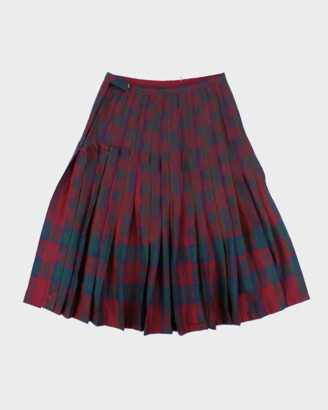 Vintage Deadstock Tootal Collection Reversible Wool Skirt - S sold by Rokit