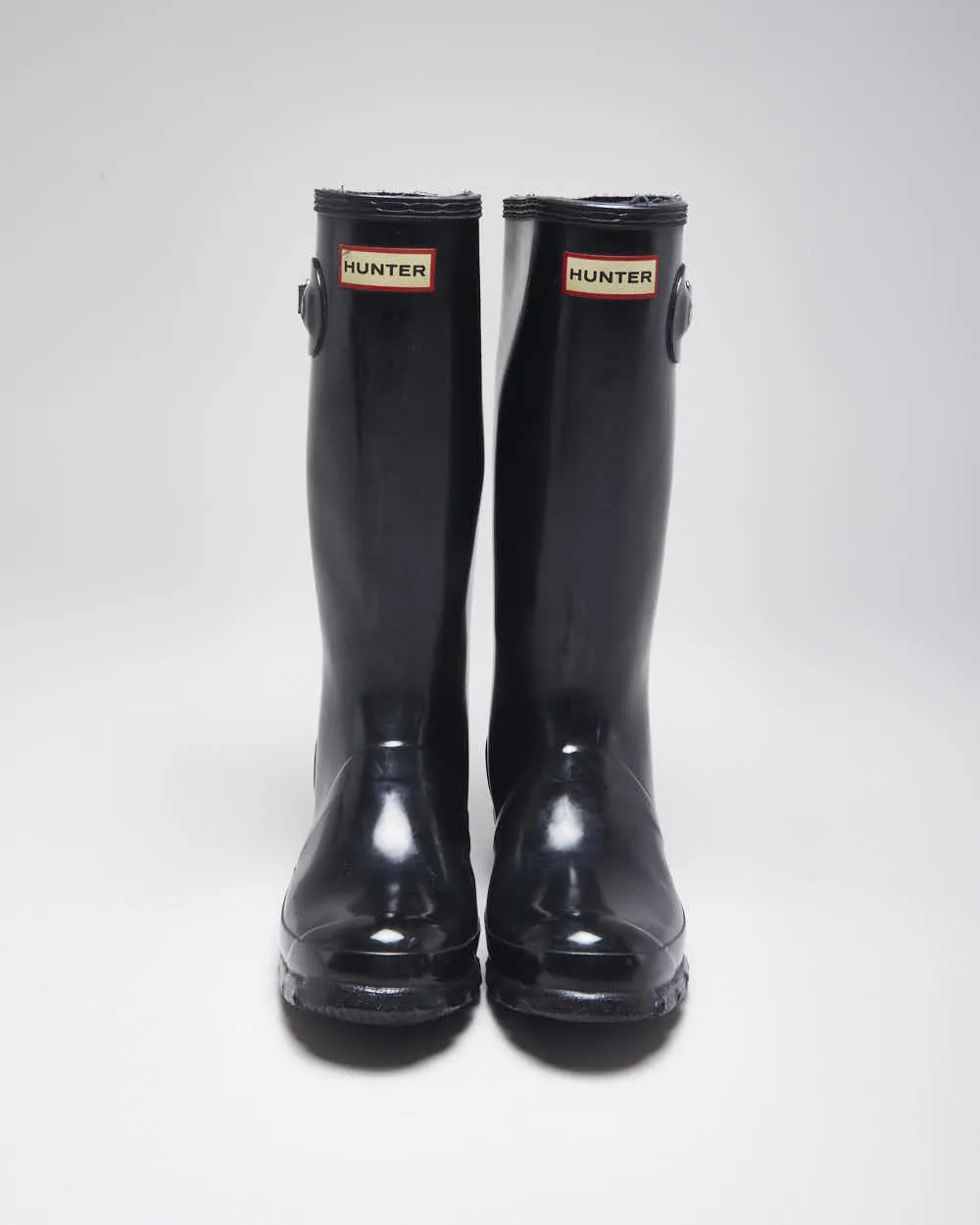 Hunter Black Wellington Boots - UK4 sold by Rokit product image thumbnail 3