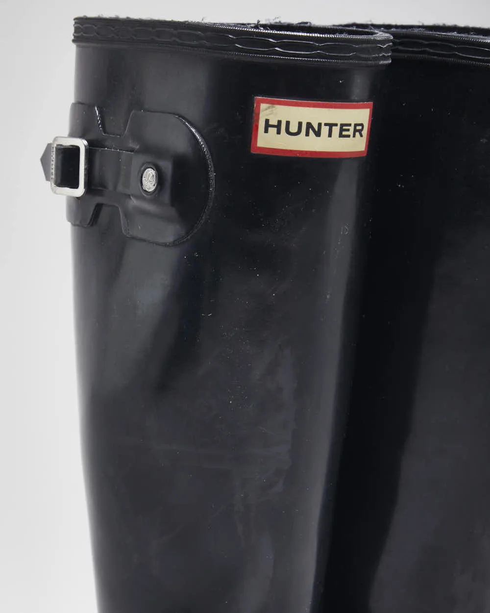 Hunter Black Wellington Boots - UK4 sold by Rokit product image thumbnail 5