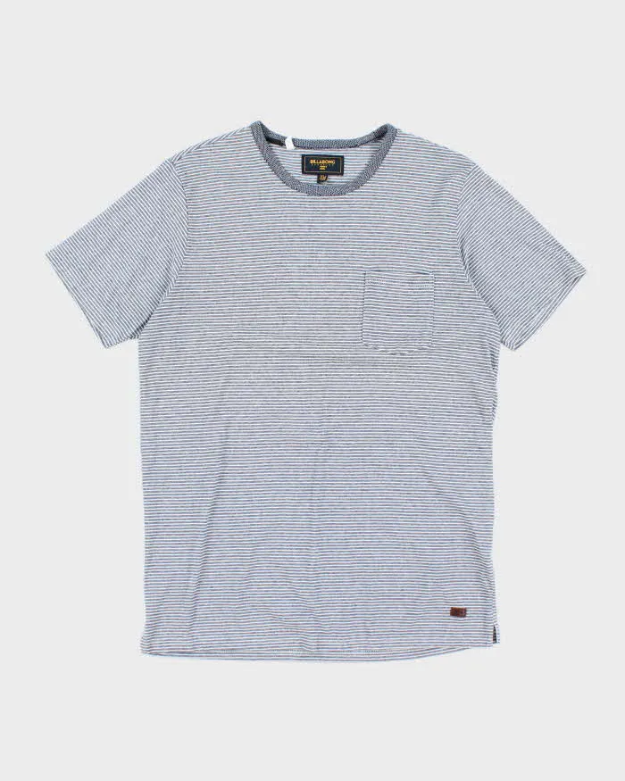 Vintage Billabong Striped Lightweight T-Shirt - XL sold by Rokit