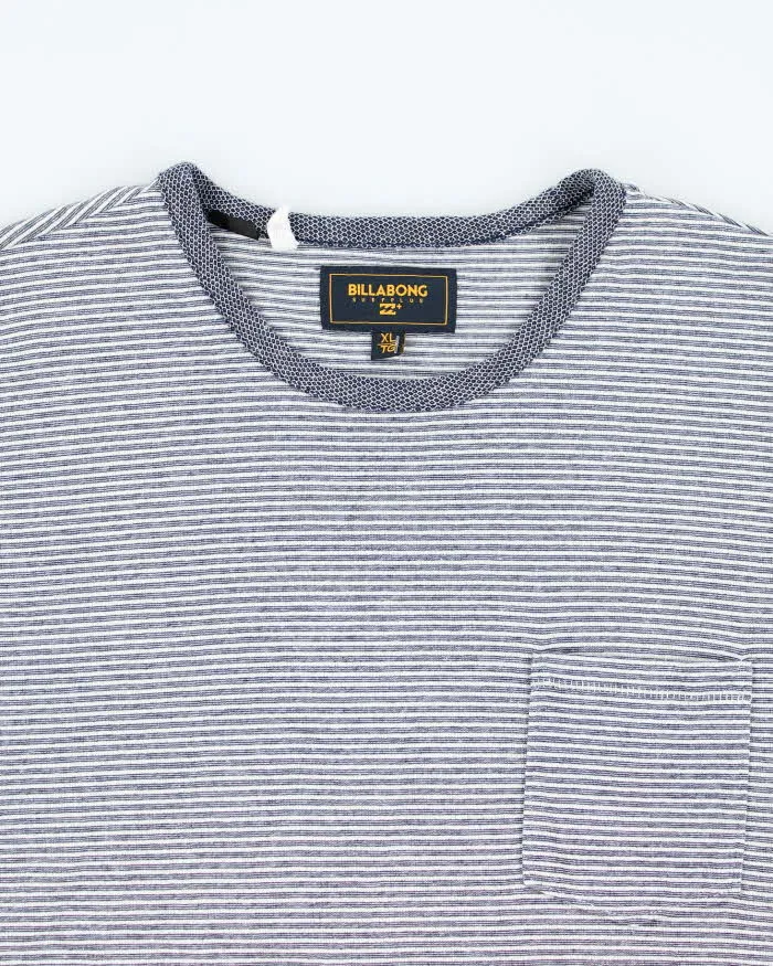 Vintage Billabong Striped Lightweight T-Shirt - XL sold by Rokit product image thumbnail 3