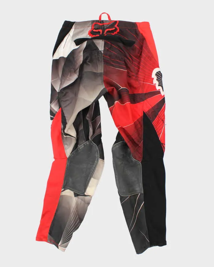 Vintage 90's Fox Racing Graphic Printed Motocross Trousers - W30 L32 sold by Rokit product image thumbnail 2