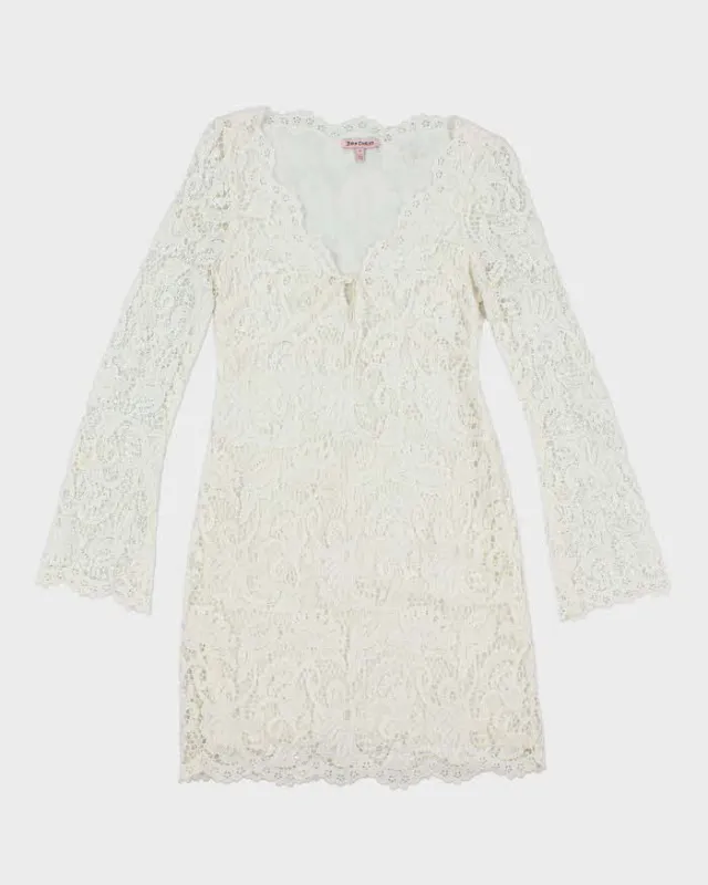 Vintage Y2k 00s Juicy Couture Lace Dress - S sold by Rokit
