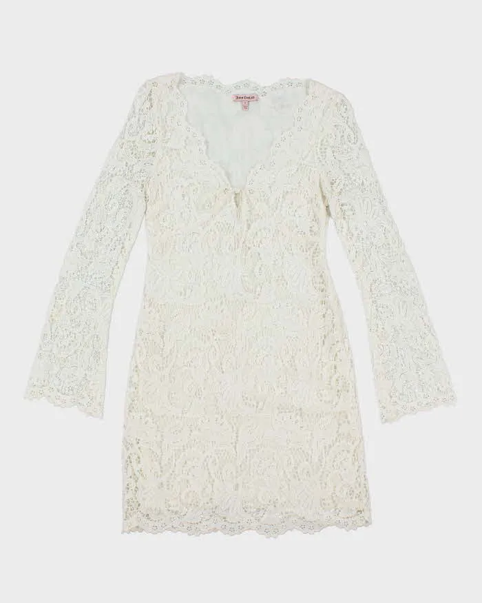 Vintage Y2k 00s Juicy Couture Lace Dress - S sold by Rokit