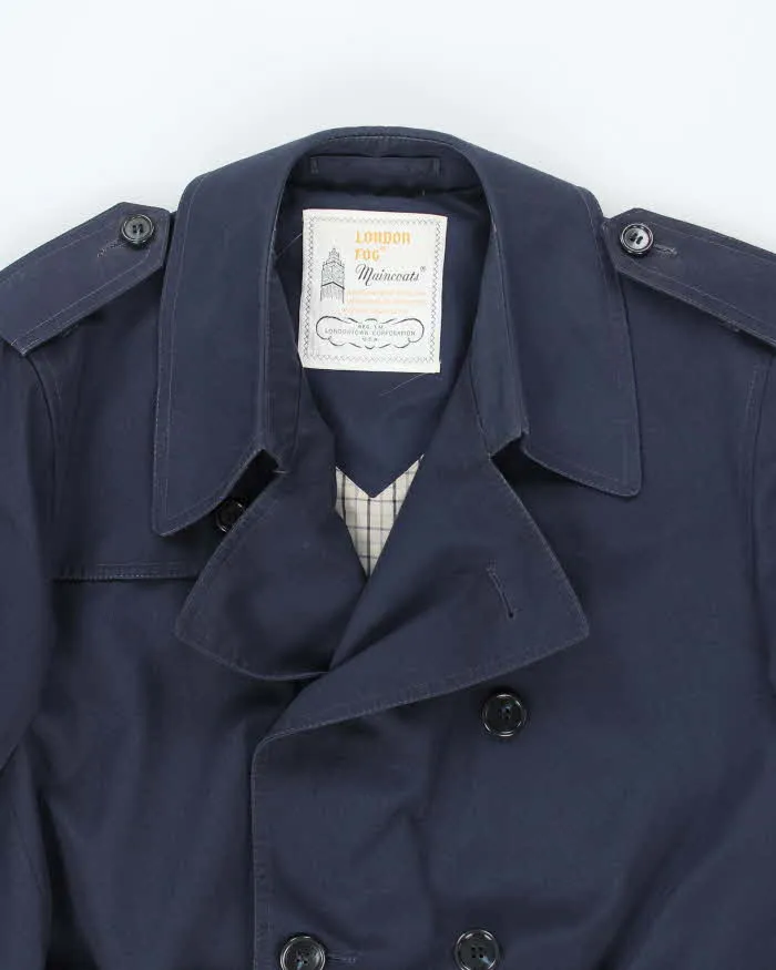 Vintage London Fog Navy Mac - L sold by Rokit product image thumbnail 3