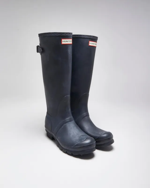 Hunter Black Wellington Boots - UK5 sold by Rokit