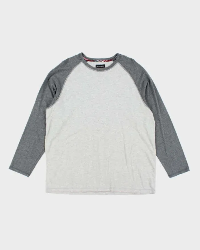 Vintage 2000's Pierre Cardin Long-sleeved Baseball T-Shirt - XL sold by Rokit
