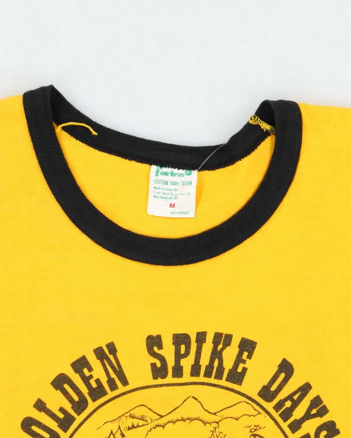 Vintage 70's Golden Spike Days Ringer T-Shirt - M sold by Rokit product image thumbnail 3