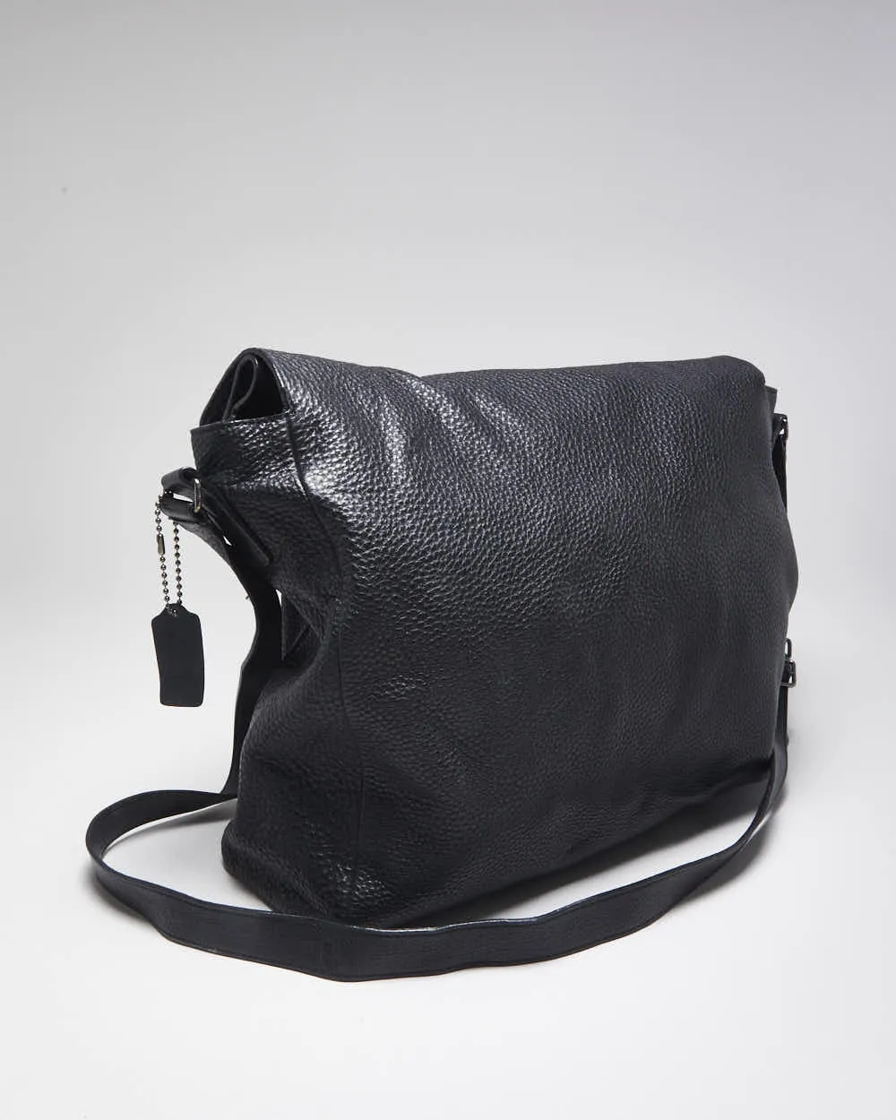 Vintage Coach Black Leather Crossbody Satchel Bag sold by Rokit product image thumbnail 2