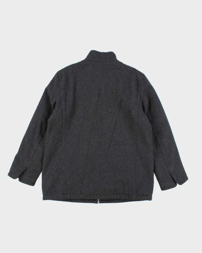 Vintage 2000's Calvin Klein Wool Blend Zip Up Jacket - XL sold by Rokit product image thumbnail 2