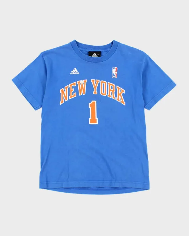 Vintage Adidas New York Knicks NBA T-Shirt - M sold by Rokit