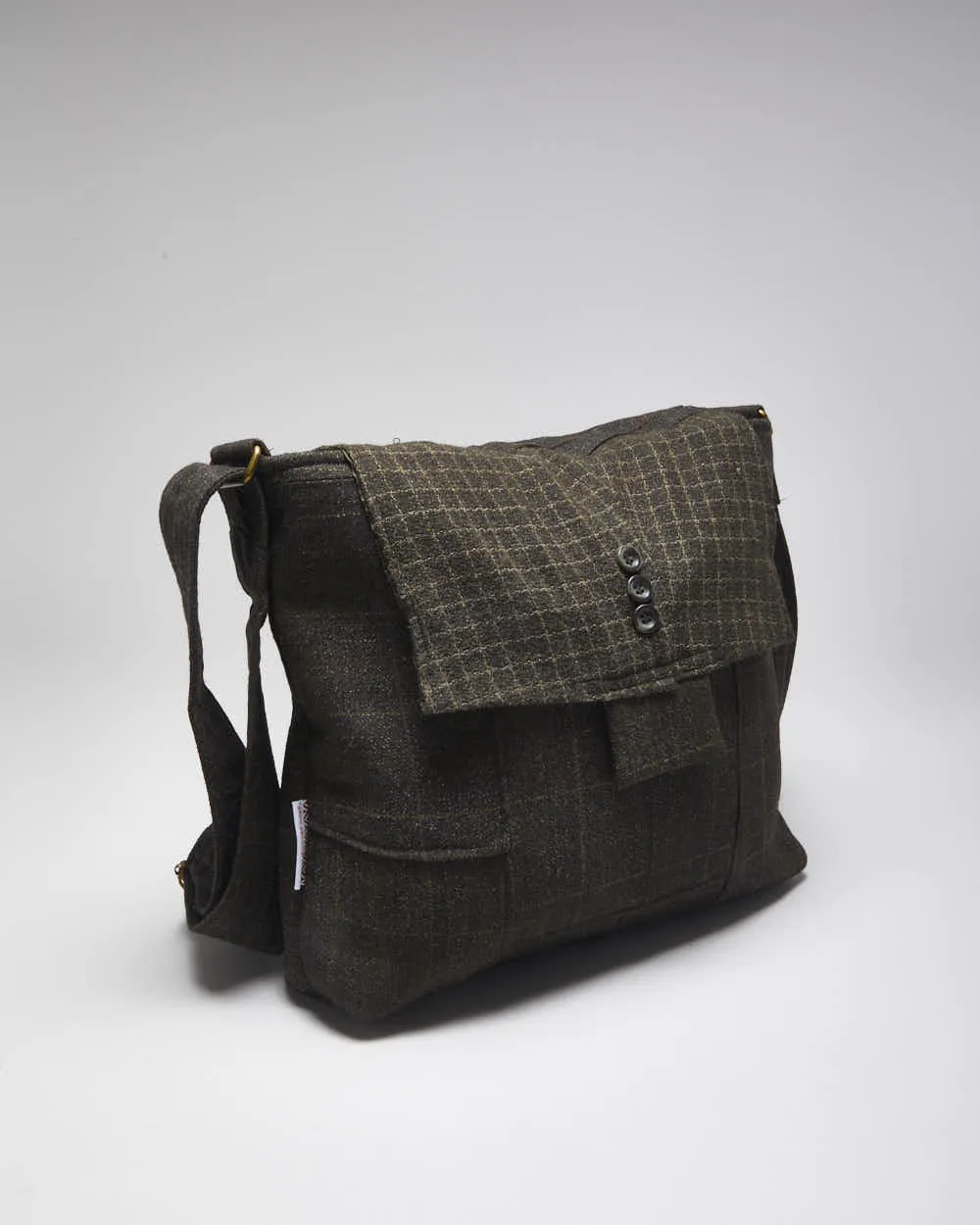 Vintage Moores Wool Satchel Bag sold by Rokit