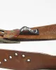 Vintage Brave Brown Leather Belt - W34 - W39 sold by Rokit