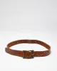 Vintage Brave Brown Leather Belt - W34 - W39 sold by Rokit