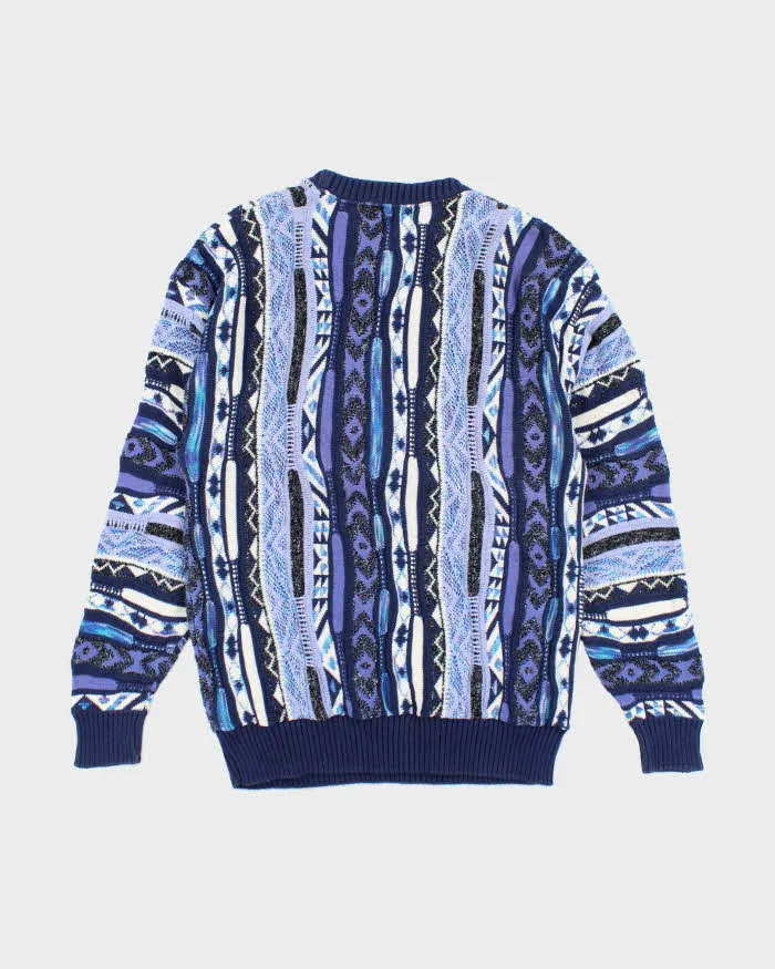 Vintage London Fog Pattern Knit Jumper - L sold by Rokit product image thumbnail 2