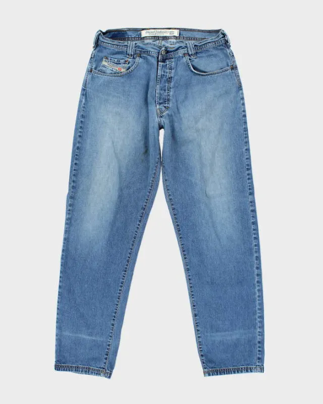 Vintage Y2K Diesel Relaxed Fit Medium Wash Jeans - W32 L32 sold by Rokit