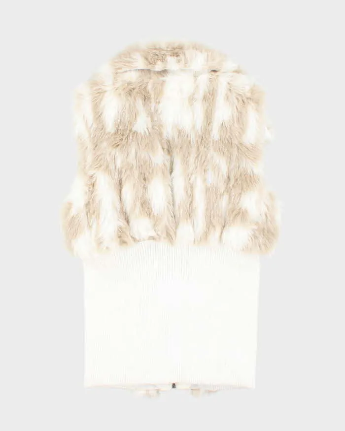 Vintage Y2k 00s Suzy Shier Faux Fur Knit Gilet - M sold by Rokit product image thumbnail 2