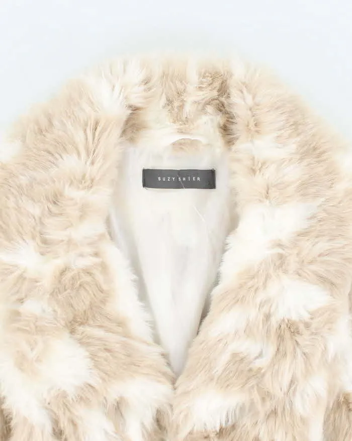 Vintage Y2k 00s Suzy Shier Faux Fur Knit Gilet - M sold by Rokit product image thumbnail 3