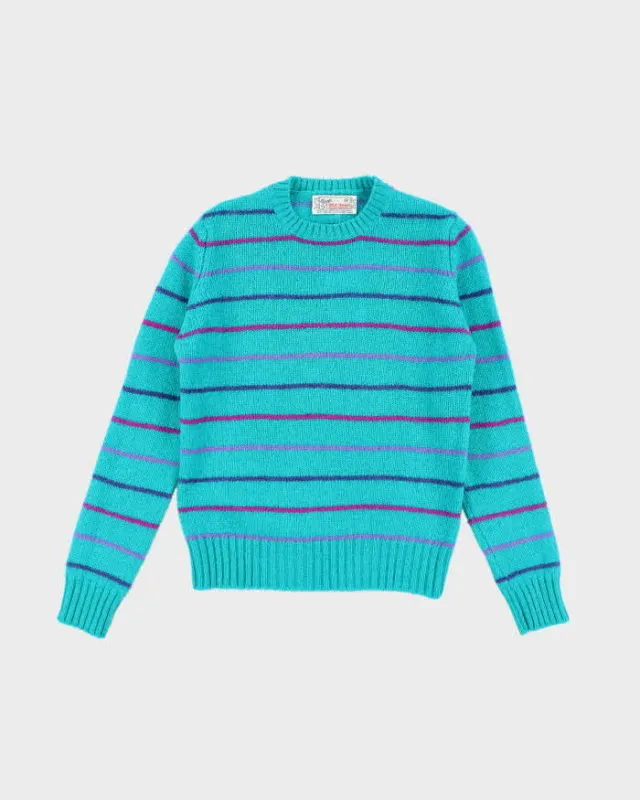Vintage Breamar Striped Wool Jumper - S sold by Rokit