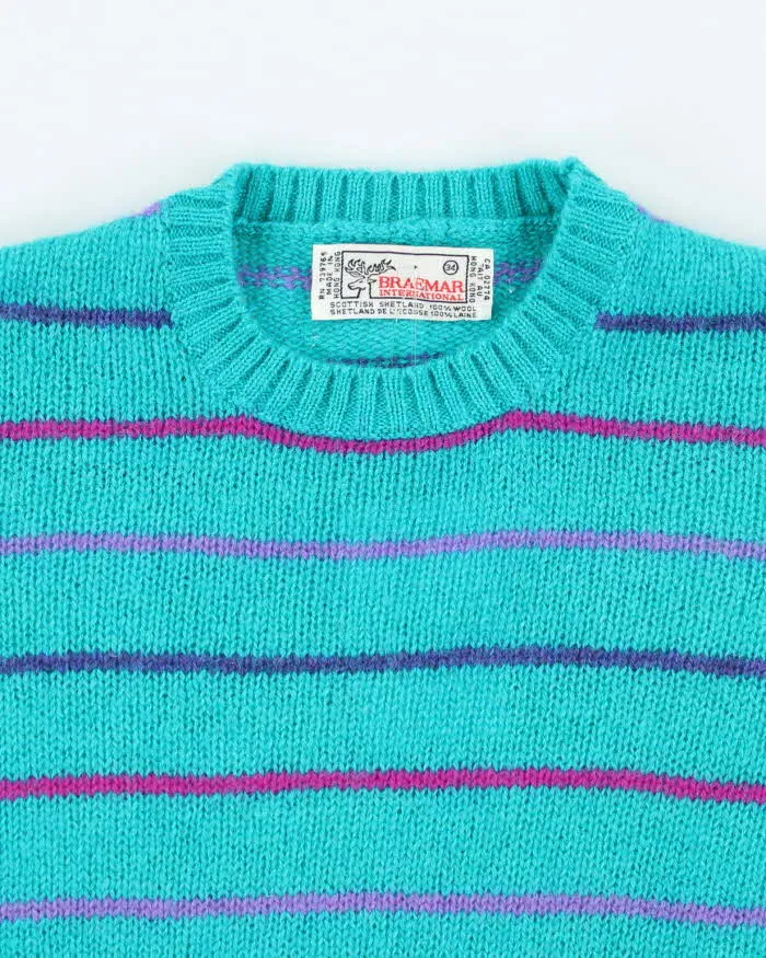 Vintage Breamar Striped Wool Jumper - S sold by Rokit product image thumbnail 3