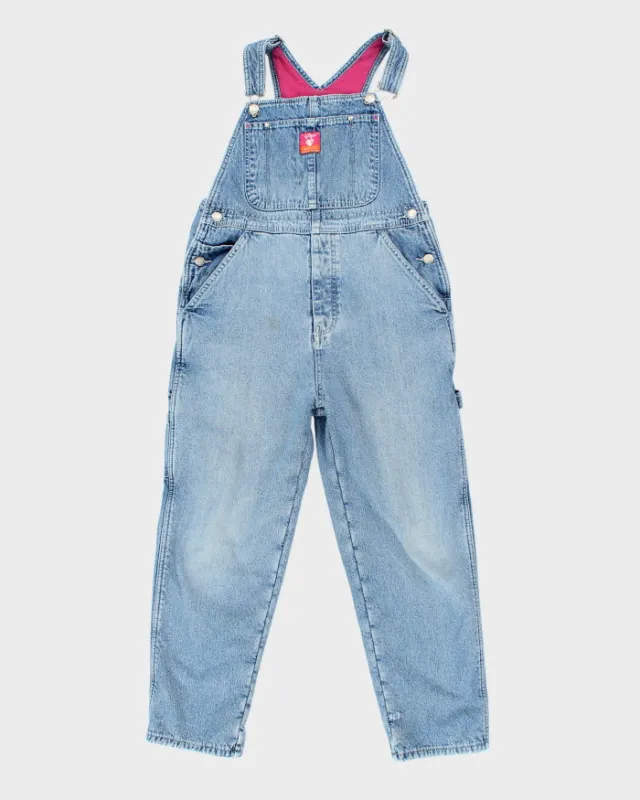 Vintage 90s Gap Girls Fleece Lined Dungarees - Youth W30 L24 sold by Rokit