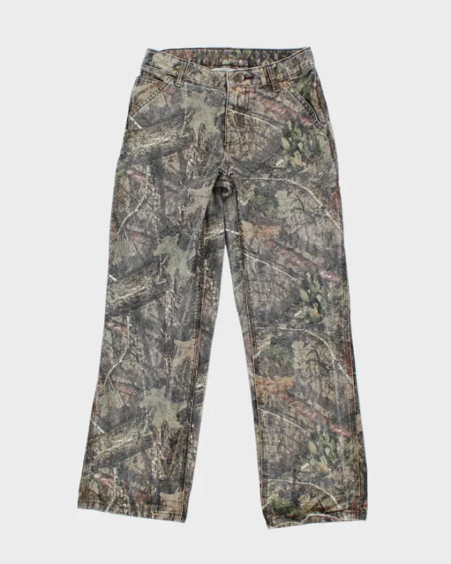 Vintage Carhartt Real Tree Camo Single Knee Carpenter Trousers - W24 L24 sold by Rokit