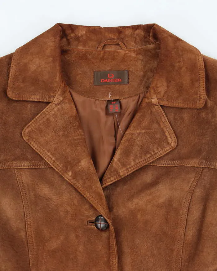 Vintage Danier Brown Suede Jacket - S sold by Rokit product image thumbnail 3