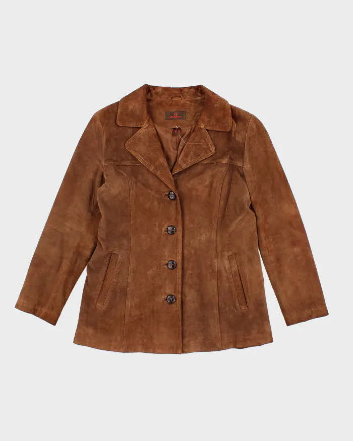 Vintage Danier Brown Suede Jacket - S sold by Rokit